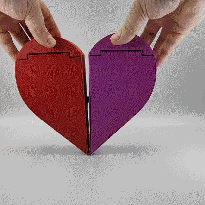 Hộp Lò Xo Khóa Tình Yêu Ngày Valentine