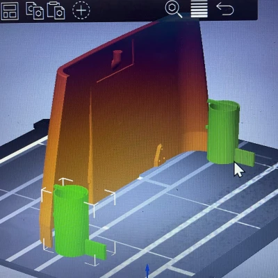 Dụng cụ in - Bộ ổn định bản in, chân đế bàn in đơn giản kiểu "Dalek"