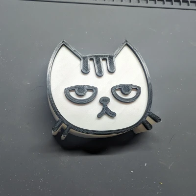 Khay đựng xúc xắc hình mèo (d6)