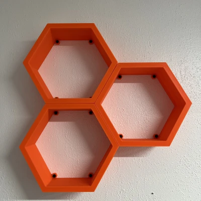 Trang Trí Hình Lục Giác Lớn