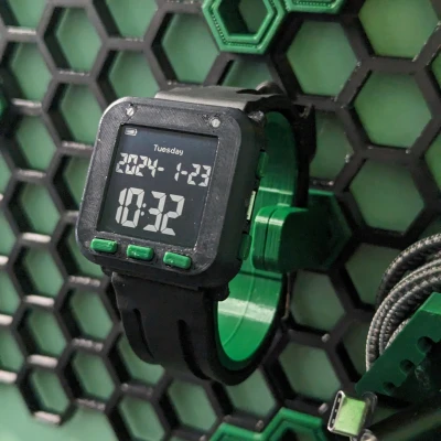 Gắn Đồng Hồ! Cánh Tay Thay Thế - Honeycomb Storage Wall