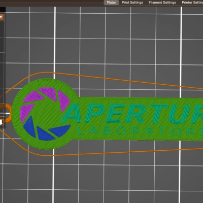 Móc Khóa Aperture Laboratories - 4 Màu