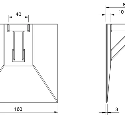 Kệ nhỏ & mỏng có bộ gá khoan