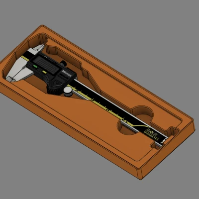 Kệ Giữ Thước Cặp Mitutoyo Cho Ngăn Kéo