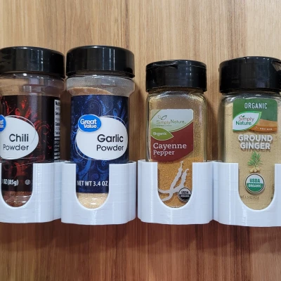 Kệ Gia Vị Cho Cửa Tủ, Đựng Gia Vị Vuông 44mm và Tròn 50mm