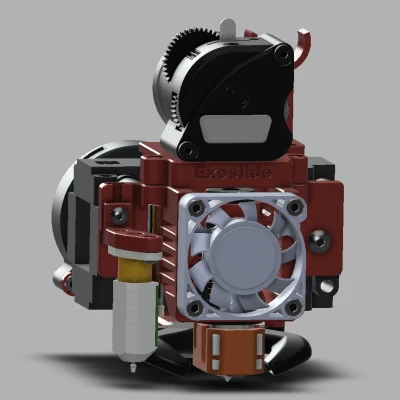 Giá đỡ đầu in V6 ExoSlide cho Ender 5 / Ender 5 Plus