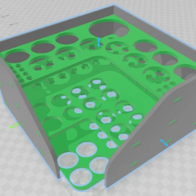 Kệ Đựng Cọ Và Sơn