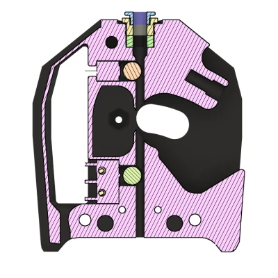 Extruder Galileo 2 có 2 cảm biến - trước và sau cho ERCF