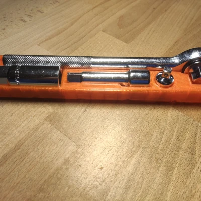 Kệ giữ cờ lê cóc tương thích Gridfinity