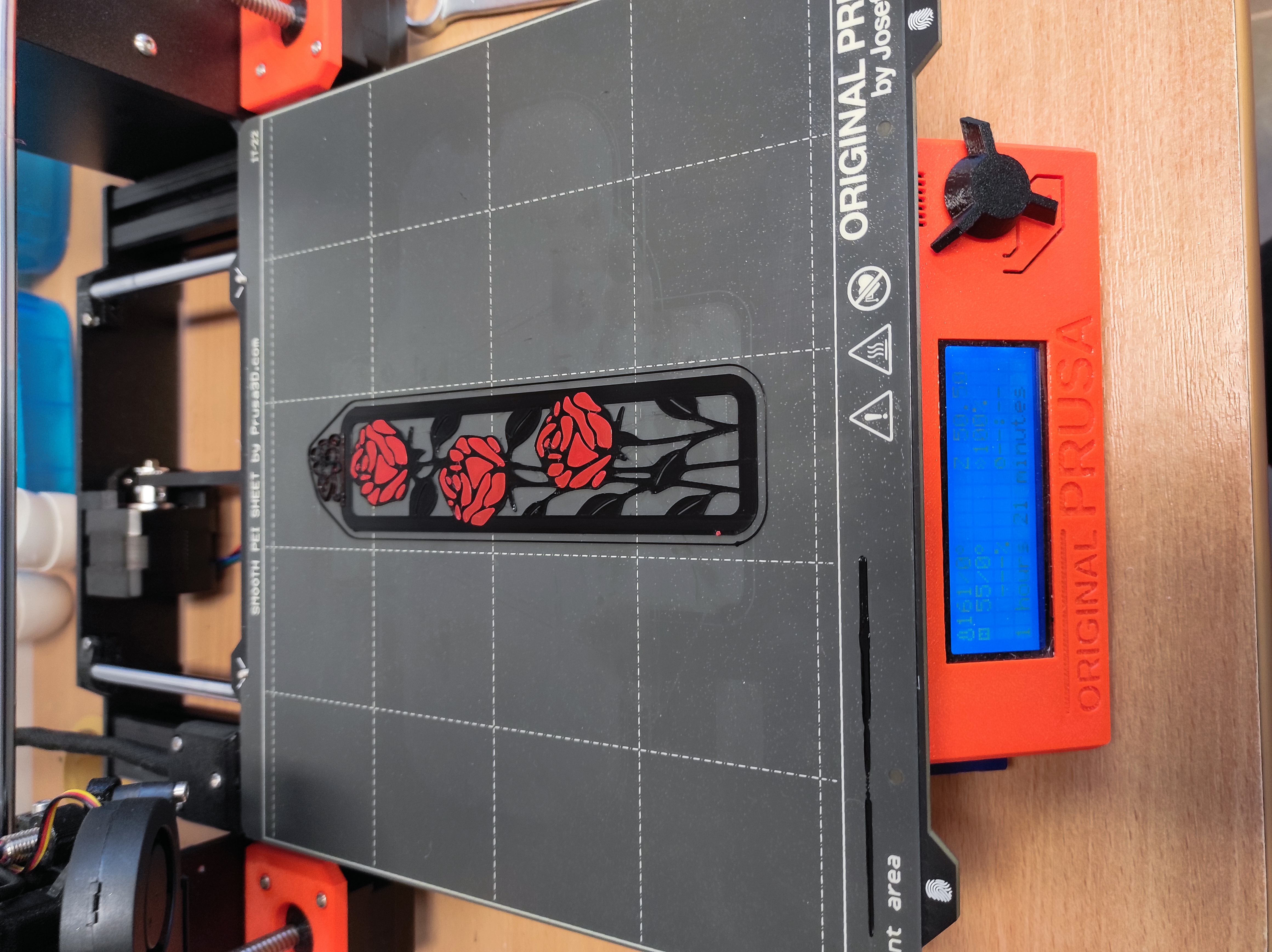 Bookmark Hai Màu Với Hoa Hồng Voronoi