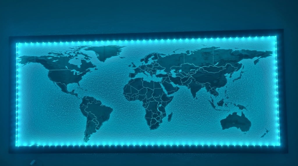 Bản đồ thế giới địa hình