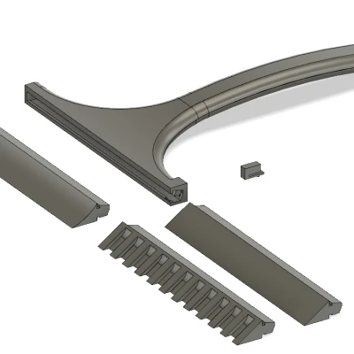 Dụng Cụ Cạo Đá Có Lưỡi Dao Tháo Rời