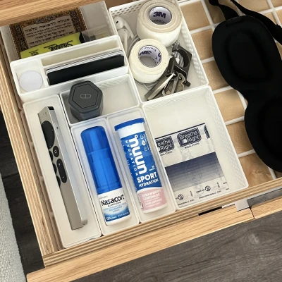 Hộp Nuun hoặc Nasacort Gridfinity