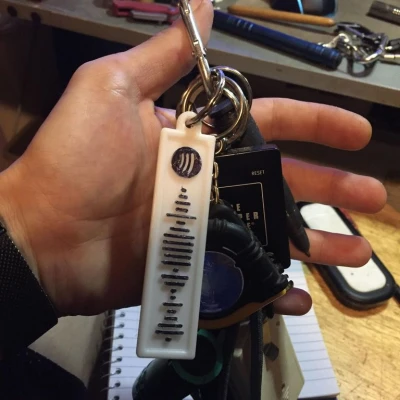 Móc chìa khóa Spotify Tùy chỉnh Phối lại