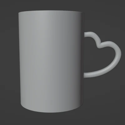 Ly 3D Hình Trái Tim - Taza Corazón