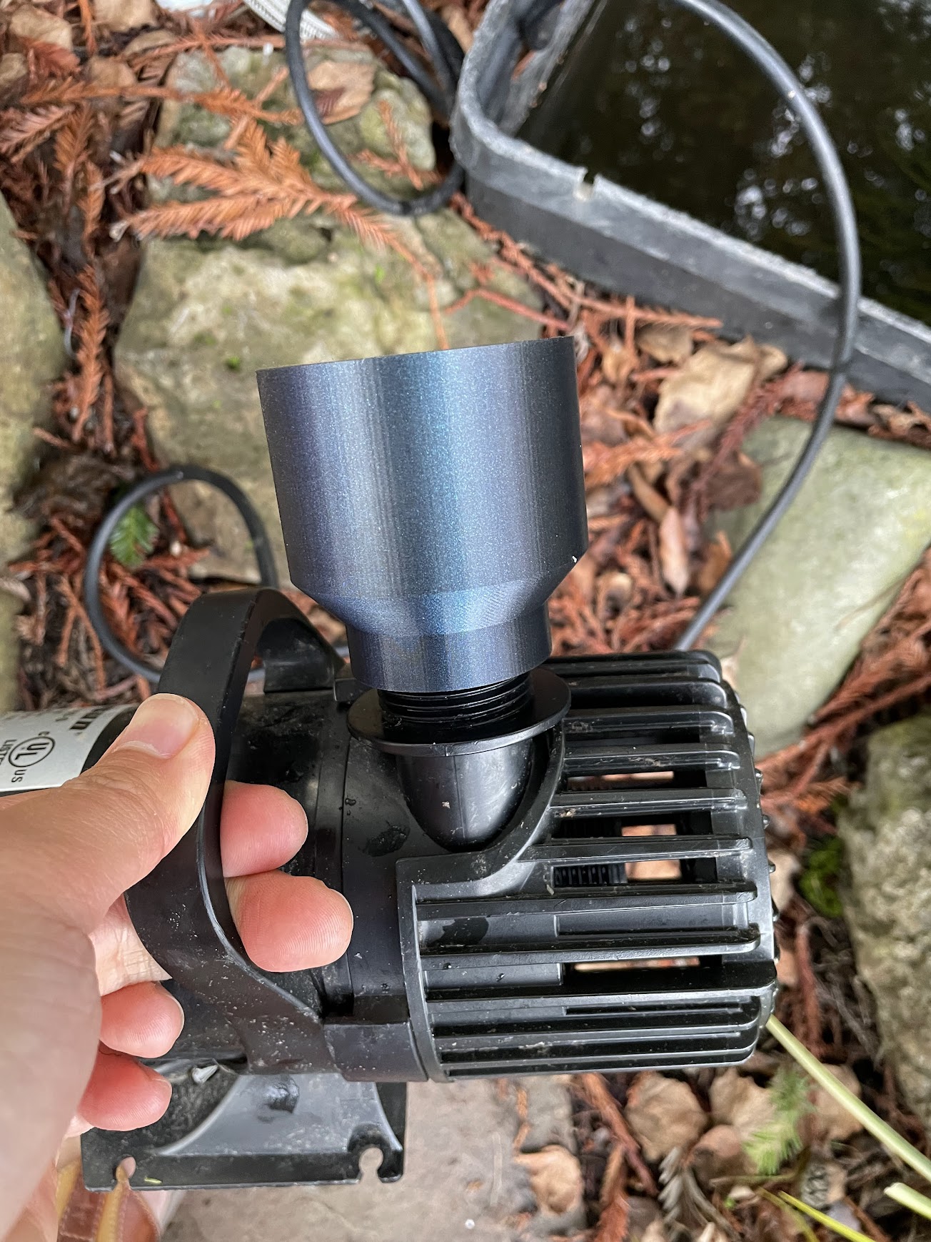 Khớp nối chuyển đổi cho máy bơm ao (Nối ren NPT 1" với khớp trượt PVC 2")