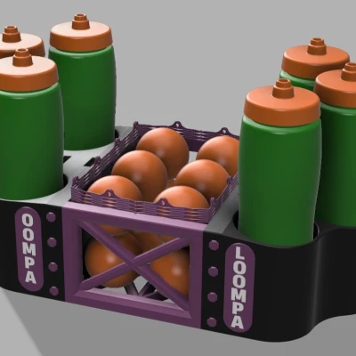 Giỏ Đựng Chai Thể Thao & Bóng