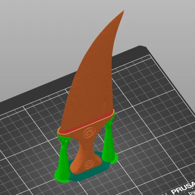 Dao Găm Jambiya Truyền Thống - Họa Tiết Voronoi