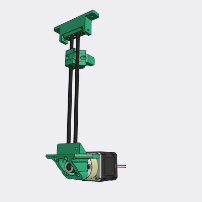 Voron0.2 Dẫn động Z bằng Dây đai - Dùng motor Stepper có bánh răng (Mạnh mẽ)