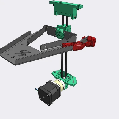 Voron0.2 Dẫn động Z bằng Dây đai - Dùng motor Stepper có bánh răng (Mạnh mẽ)