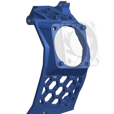 Cửa tản nhiệt Stealthburner có quạt 3010, 2 phiên bản