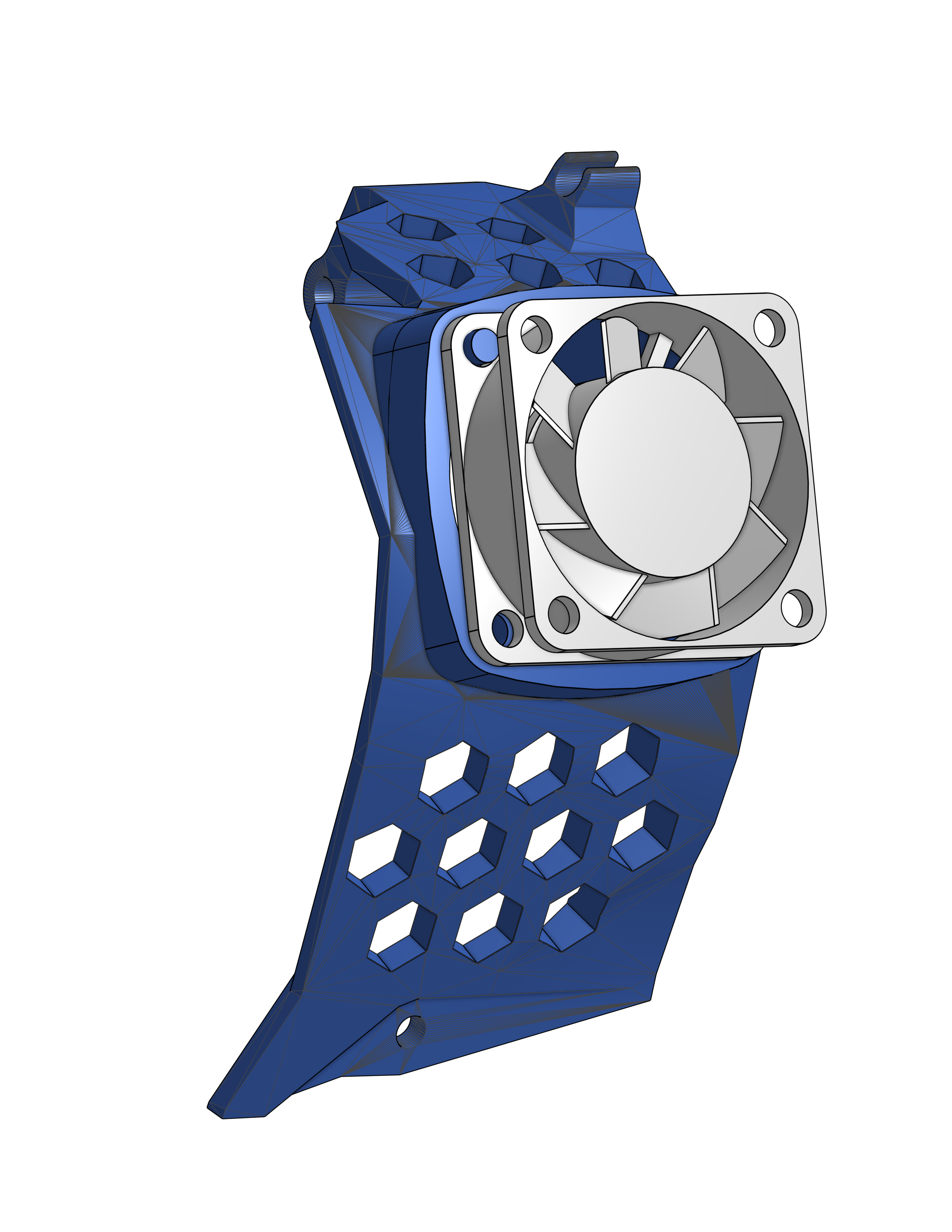 Cửa tản nhiệt Stealthburner có quạt 3010, 2 phiên bản