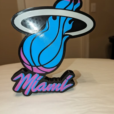 Logo Miami Heat Phong Cách Thập Niên 80