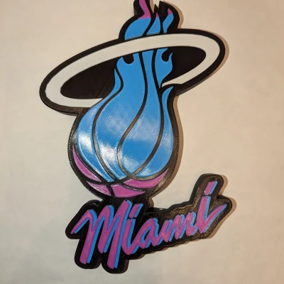 Logo Miami Heat Phong Cách Thập Niên 80