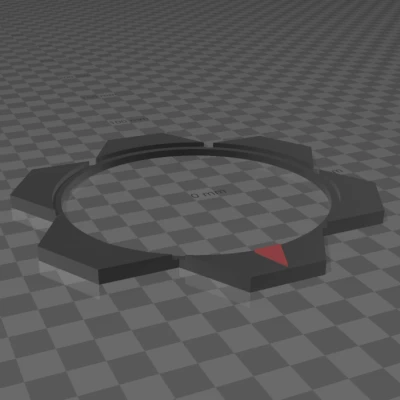 Đế Hex Oathsworn Monster Miniature có Mũi Tên