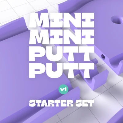 Mini Mini Putt Putt - Sân Golf Mini Để Bàn Module (Bộ Starter)