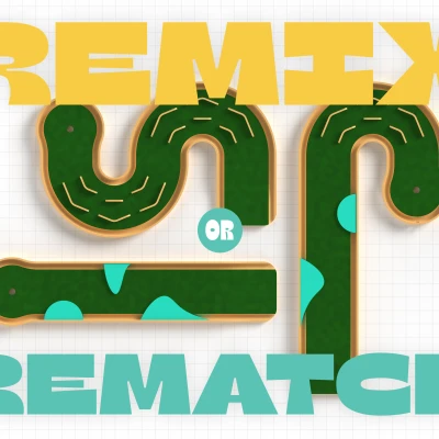 Mini Mini Putt Putt - Sân Golf Mini Để Bàn Module (Bộ Starter)