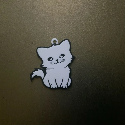 Móc khóa/mặt dây chuyền hình mèo dễ thương