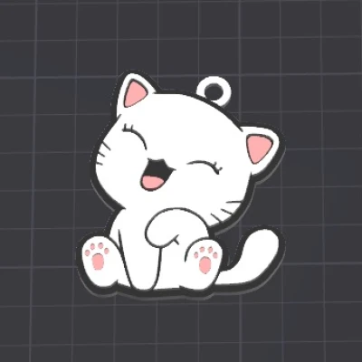 móc khóa / mặt dây chuyền hình mèo dễ thương