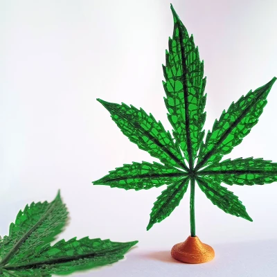 Lá Cần Sa Nghệ Thuật Chân Thực