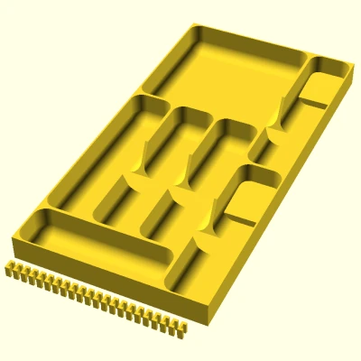 Bộ Sắp Xếp Ngăn Kéo Module Cho Dao Nĩa hoặc Dụng Cụ