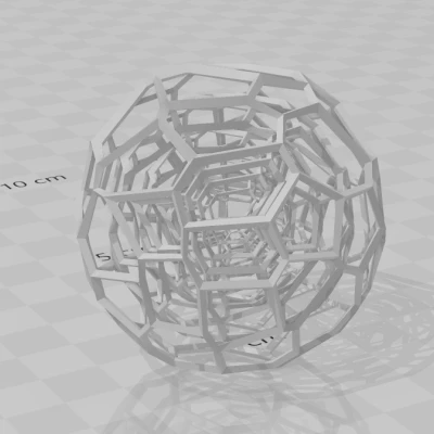 Mô Hình Fidget Hình Cầu Voronoi