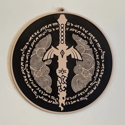 Zelda: Nước Mắt của Vương Quốc - Trang Trí Tường Kiếm Master