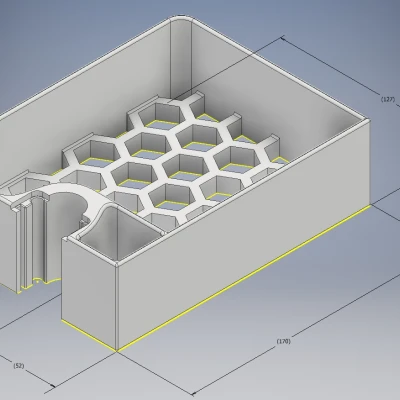 Cập nhật: Giỏ đựng dầu gội cho thanh treo (thanh ray 18/22mm)