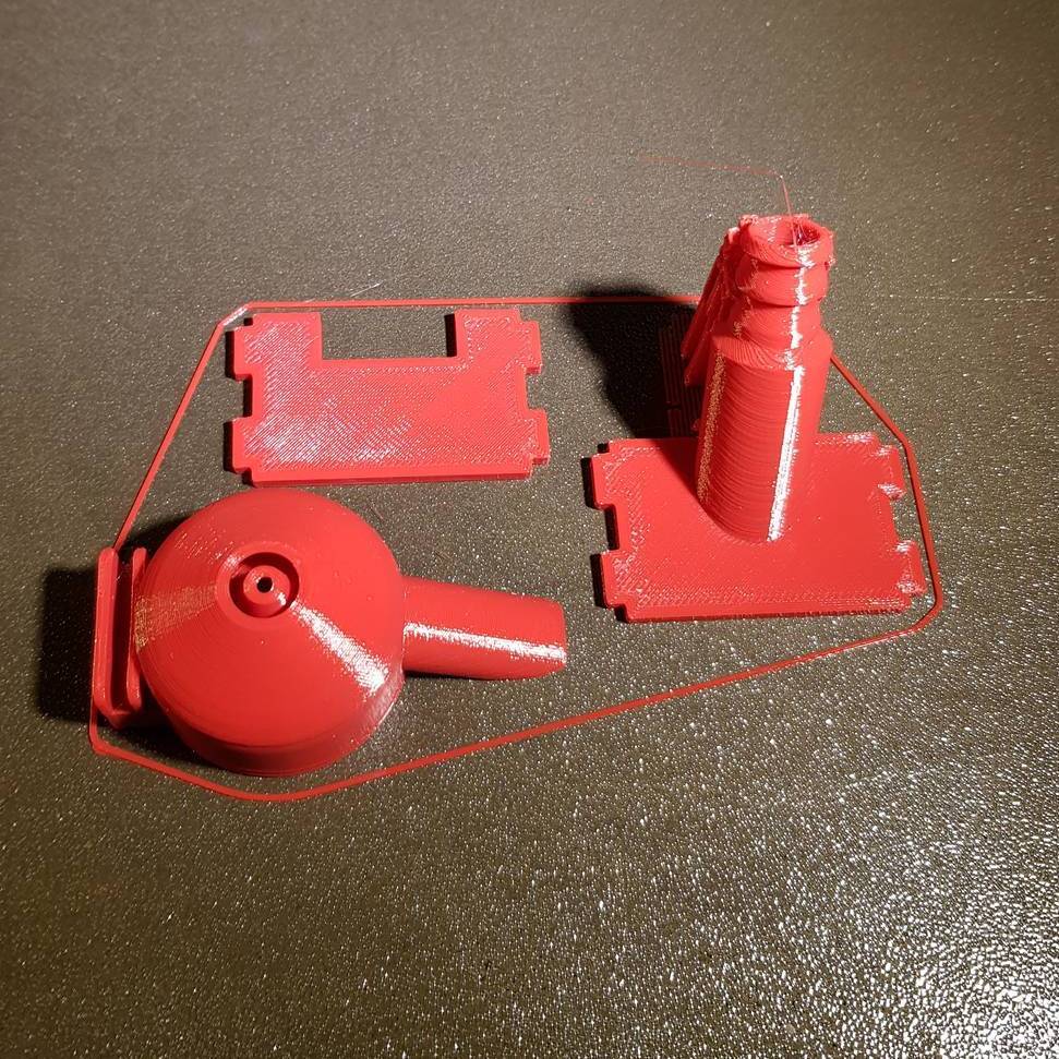 Atomstack A5: Đế giữ ống gió, hỗ trợ ống và dụng cụ