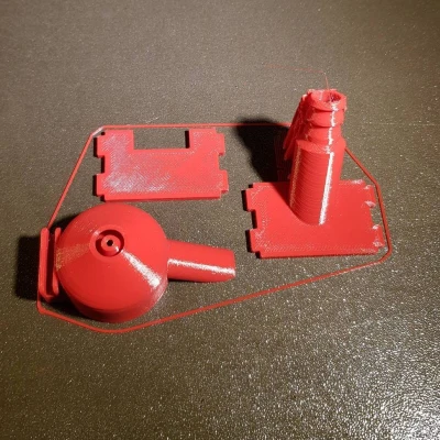 Atomstack A5: Đế giữ ống gió, hỗ trợ ống và dụng cụ