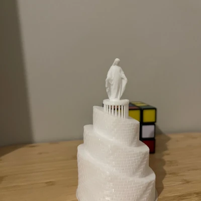 Mô Hình 3D Tượng Đức Mẹ Lebanon (Notre-Dame du Liban)