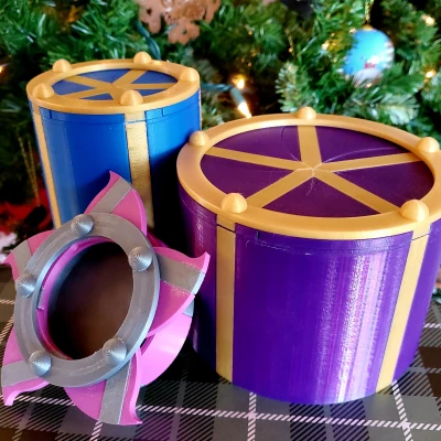 Hộp Quà Cánh Hoa Mống Mắt Tự Đóng