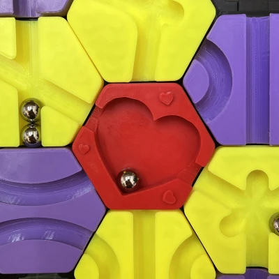 Bộ Ô Gạch Trái Tim Hextraction