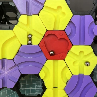 Bộ Ô Gạch Trái Tim Hextraction