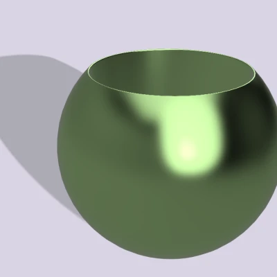 Chậu Hoa Tròn / Runder Blumentopf