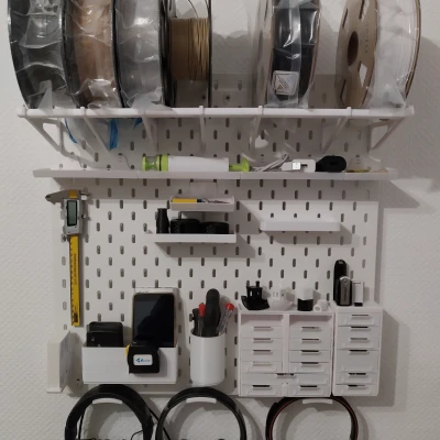 Hệ Thống Lưu Trữ Module Cho Ikea Skadis