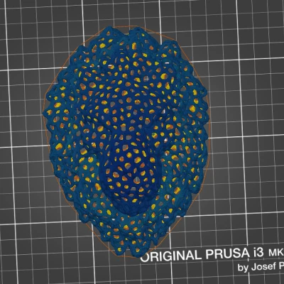 Tranh Nghệ Thuật Tường Hình Sư Tử Voronoi