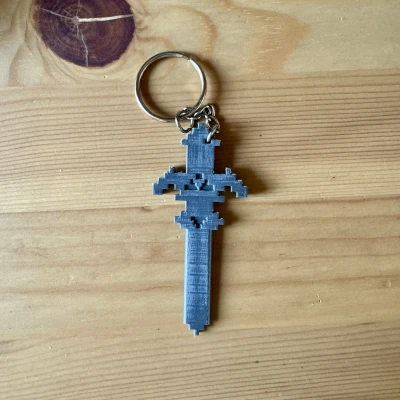 Móc Khóa Pixel Master Sword