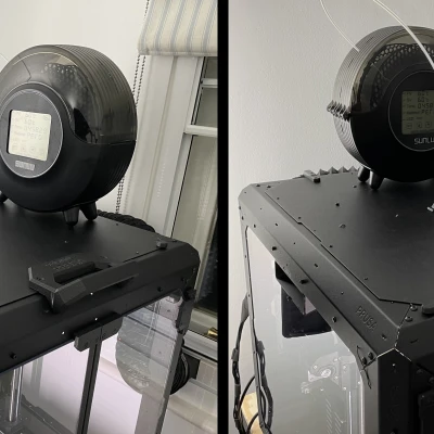 Socket Nạp/Dẫn Hướng Trên (PTFE qua Festo QSM M5-4) cho Tủ Nguồn Original Prusa cho Prusa MK4