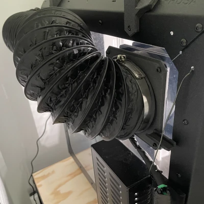 Ống Dẫn Khí Ra Ngoài Cho Lồng Máy Original Prusa (Quạt 120mm)